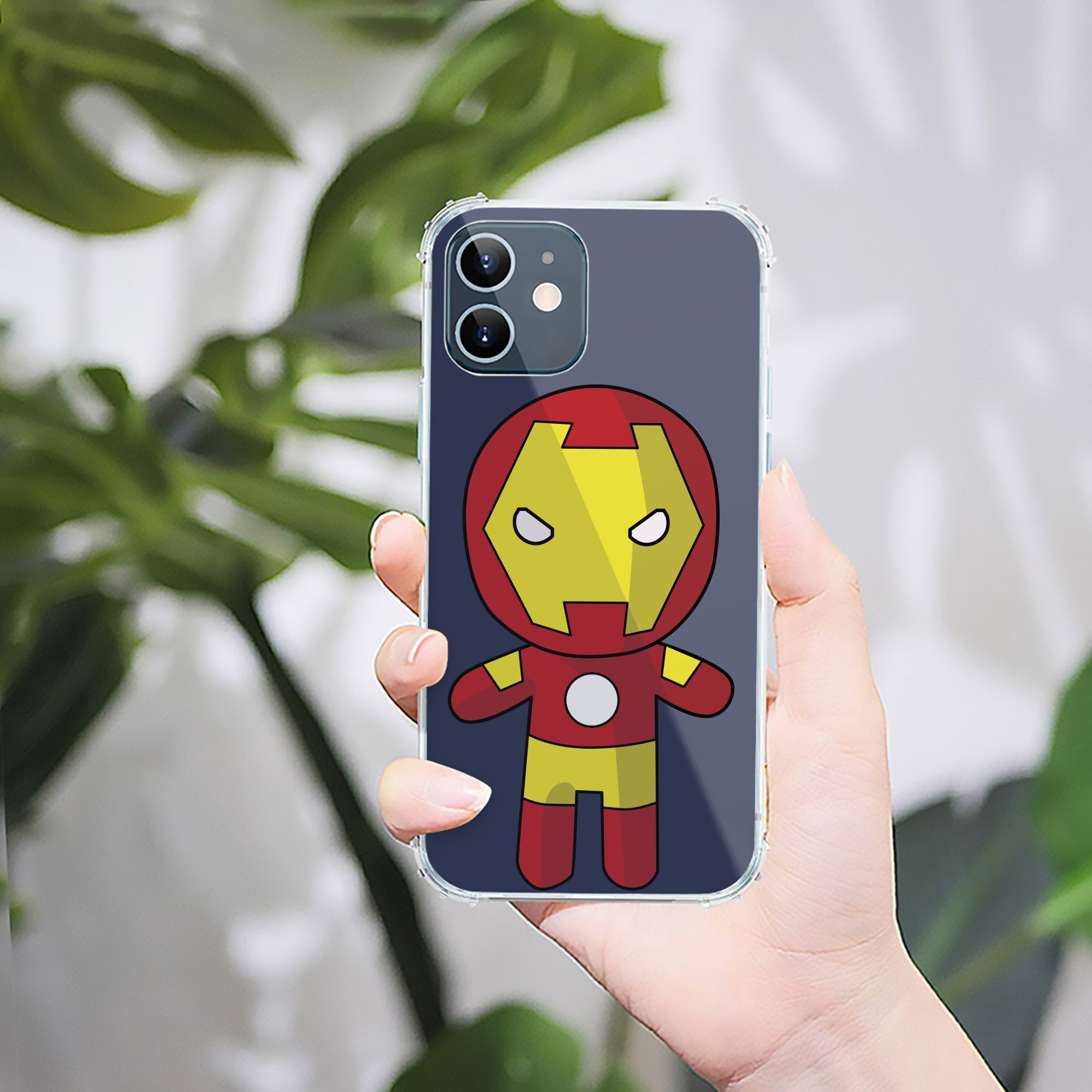 （画像用） アベンジャーズ The Avengers 【iPhone 12シリーズ対応】透明スマホケース（クリアソフトケース）